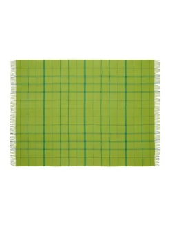 Warp & Weft Plaid, raw white/lilac fra Silkeborg Uldspinderi