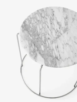 Wire Stool Marble Top fra &Tradition