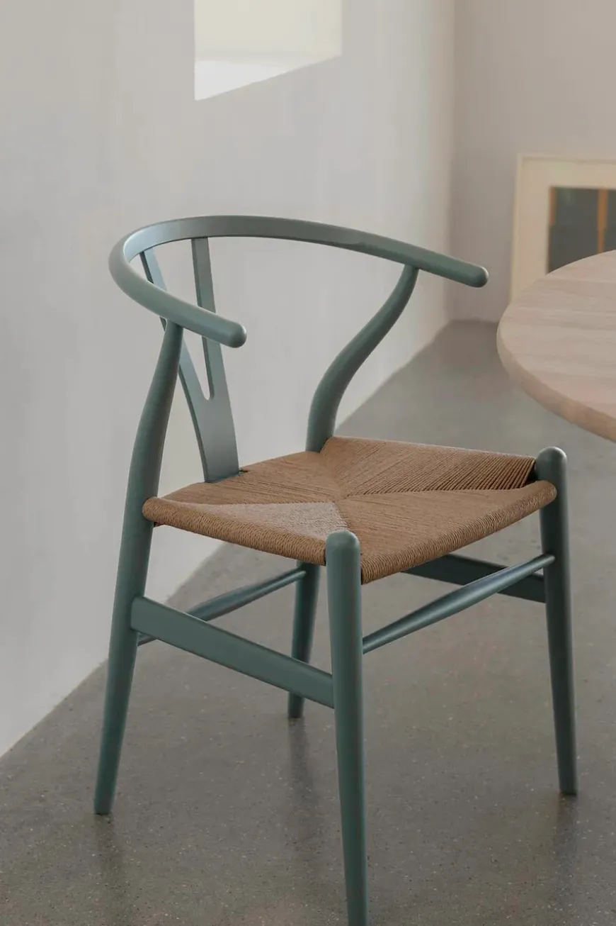 Y-stol CH24 Soft Blue af Hans J. Wegner