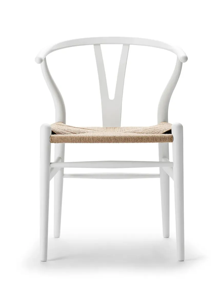 Y-stol CH24 Soft Natural White af Hans J. Wegner