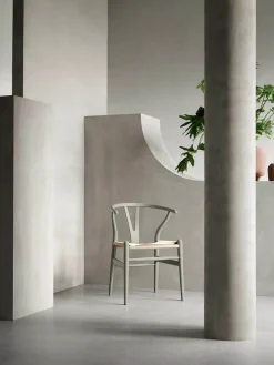 Y-stol CH24 Soft Natural White af Hans J. Wegner