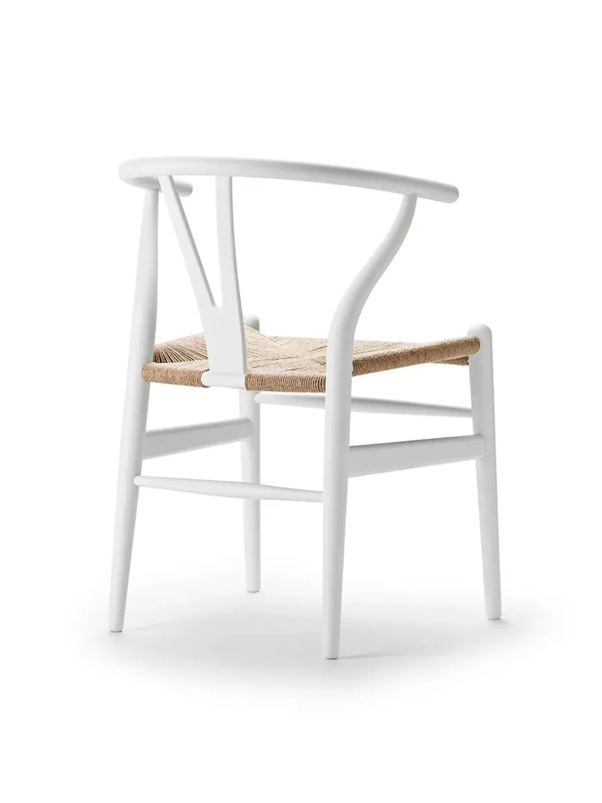 Y-stol CH24 Soft Natural White af Hans J. Wegner